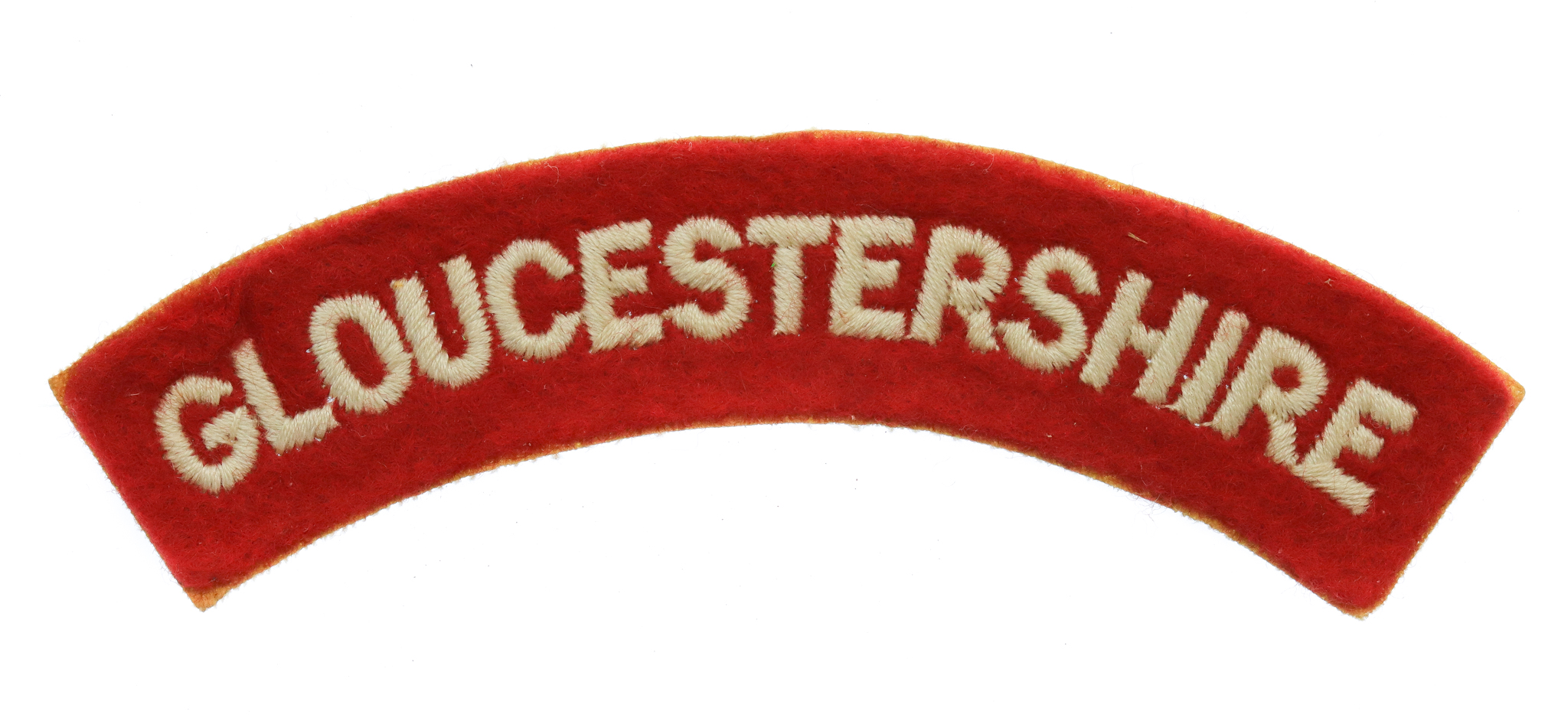 Gloucestershire Regiment (GLOUCESTERSHIRE) Cloth Shoulder Title