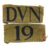 Devon Home Guard (DVN/19) WW2 Printed Arm Badge Insignia