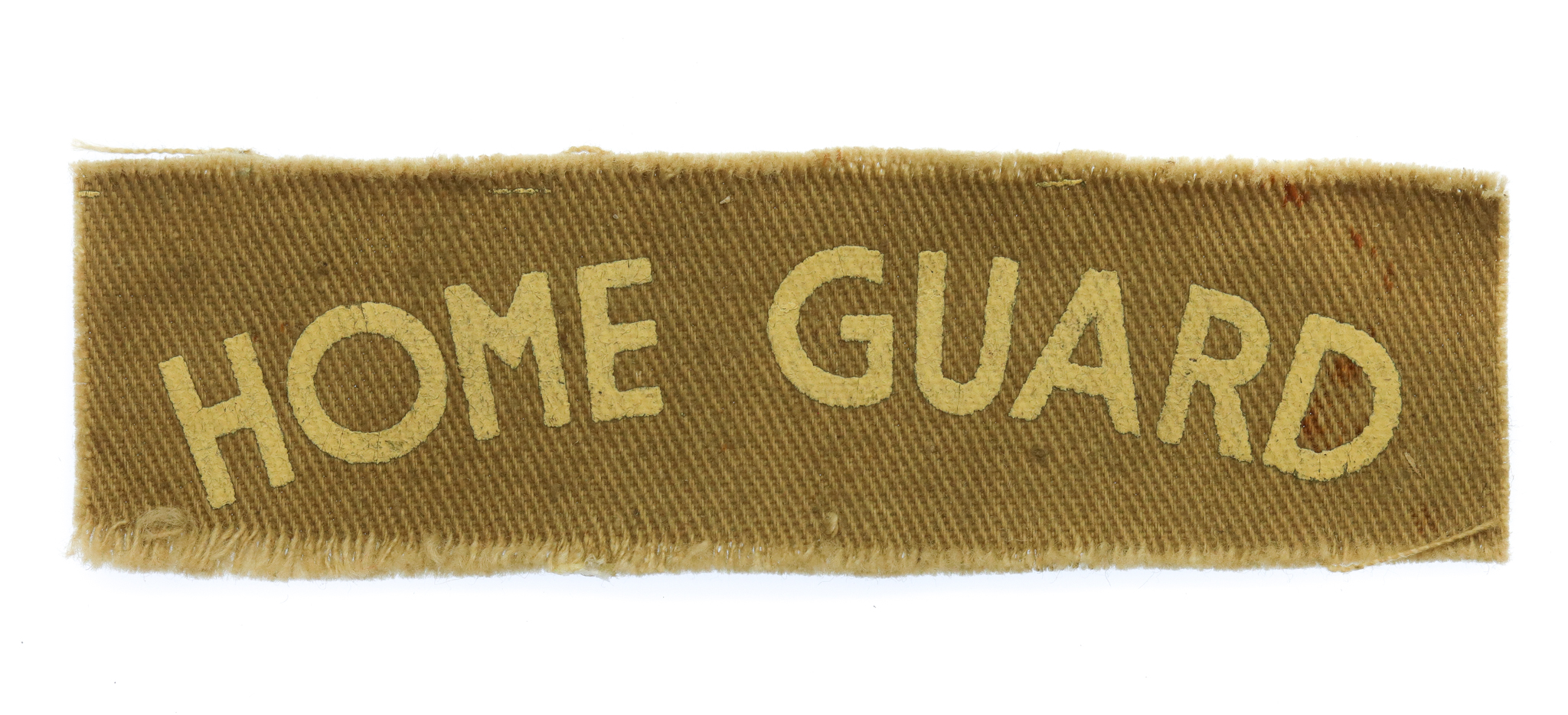 Home Guard (HOME GUARD) WW2 Painted Cloth Shoulder Title