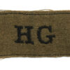 Home Guard (HG) WW2 Cloth Slip On Shoulder Title