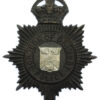 Grimsby Borough Police Night Helmet Plate - King's Crown