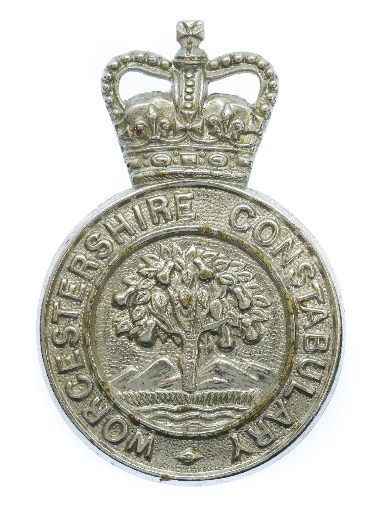Worcestershire Constabulary Cap Badge - Queen's Crown