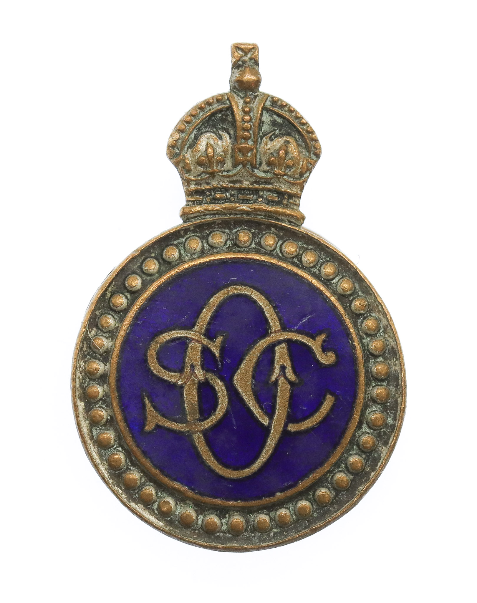 Oldham Special Constabulary Enamelled Lapel Badge - King's Crown