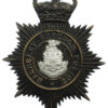 Barnsley Borough Police Night Helmet Plate - Queen's Crown