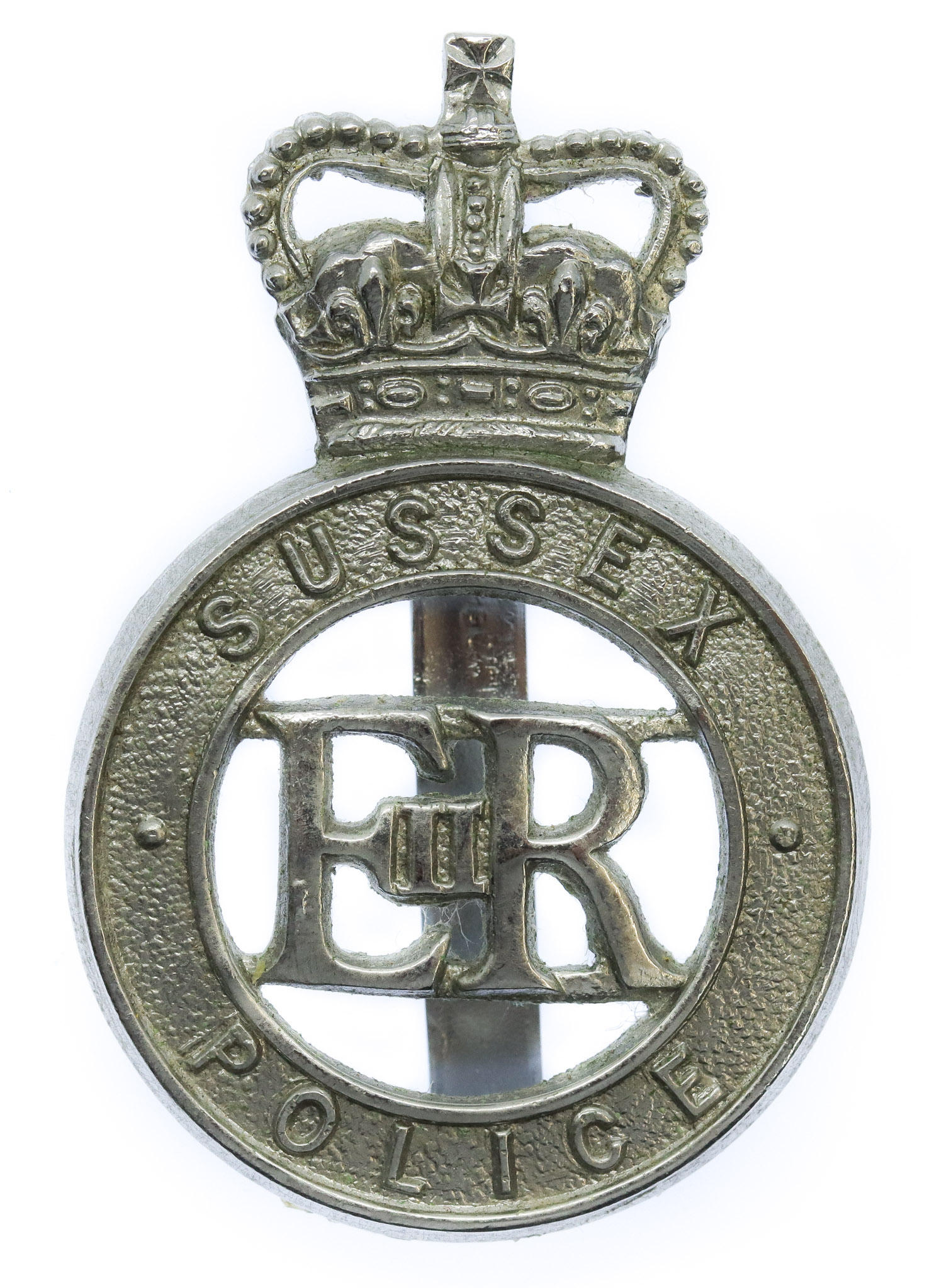 Sussex Police Cap Badge - Queen's Crown