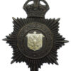East Riding of Yorkshire Constabulary Night Helmet Plate - King's Crown