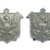 Pair of East Riding of Yorkshire Constabulary Collar Badges