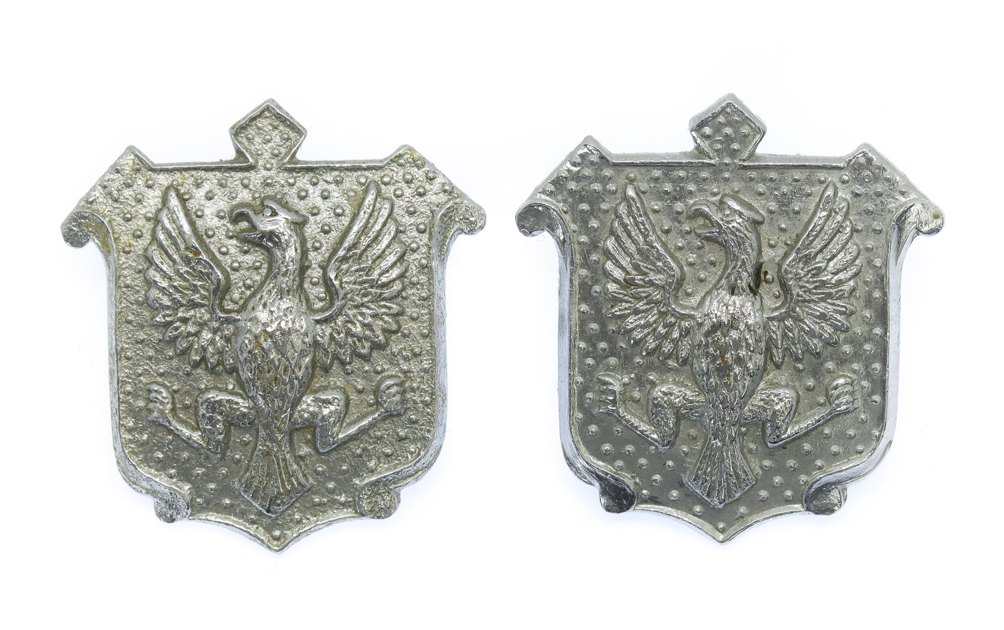 Pair of East Riding of Yorkshire Constabulary Collar Badges