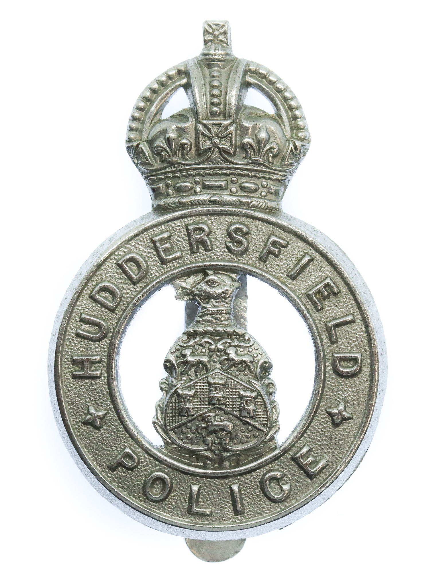 Huddersfield Police Cap Badge - King's Crown