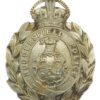 Huddersfield Police Wreath Helmet Plate - King's Crown