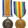 WW1 British War & Victory Medal Pair - Pte. W. Millard, Army Service Corps