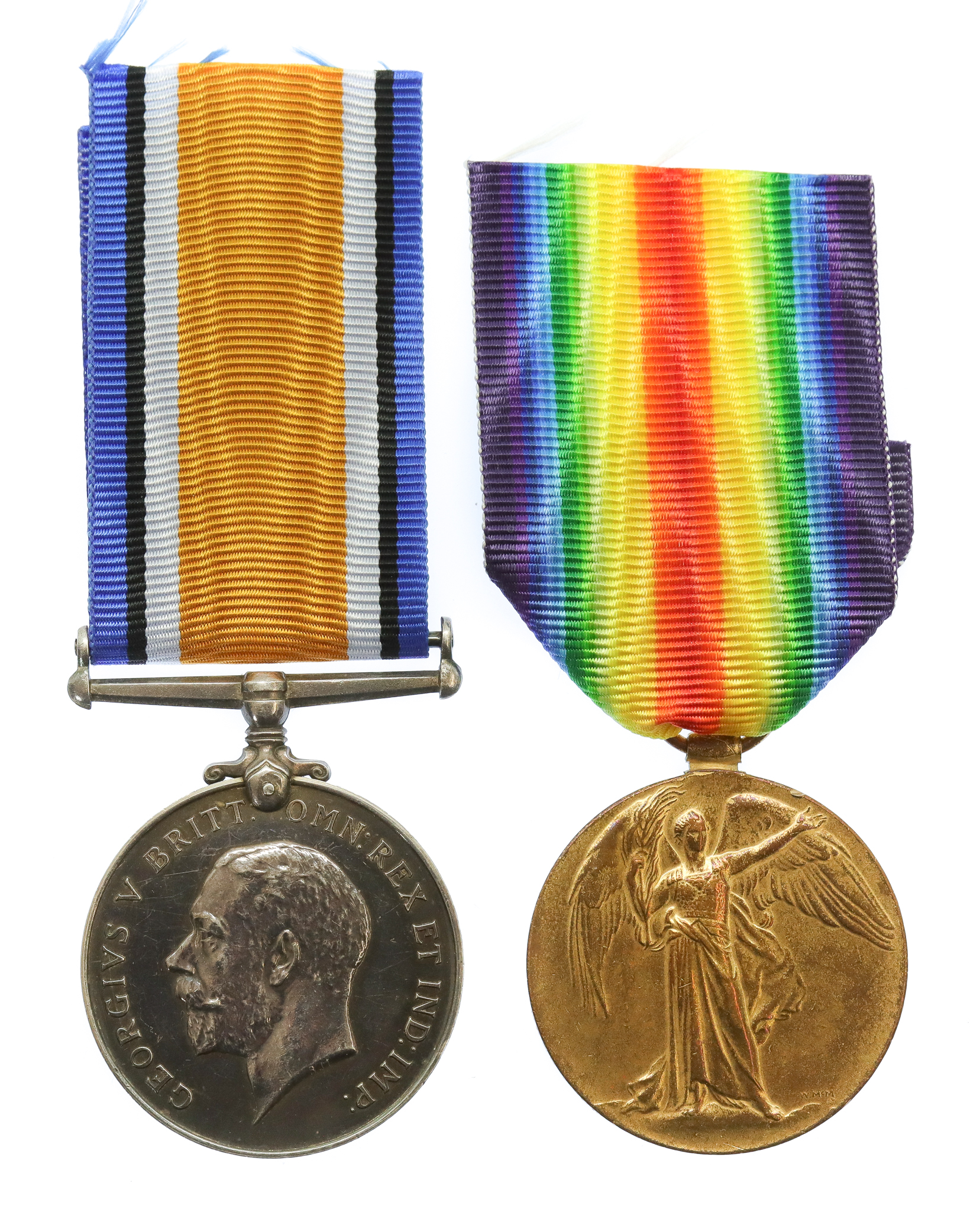 WW1 British War & Victory Medal Pair - Pte. W. Millard, Army Service Corps