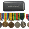 WW1 Territorial Force War Medal Group of Six - Sjt. W.H. Field, Royal Engineers