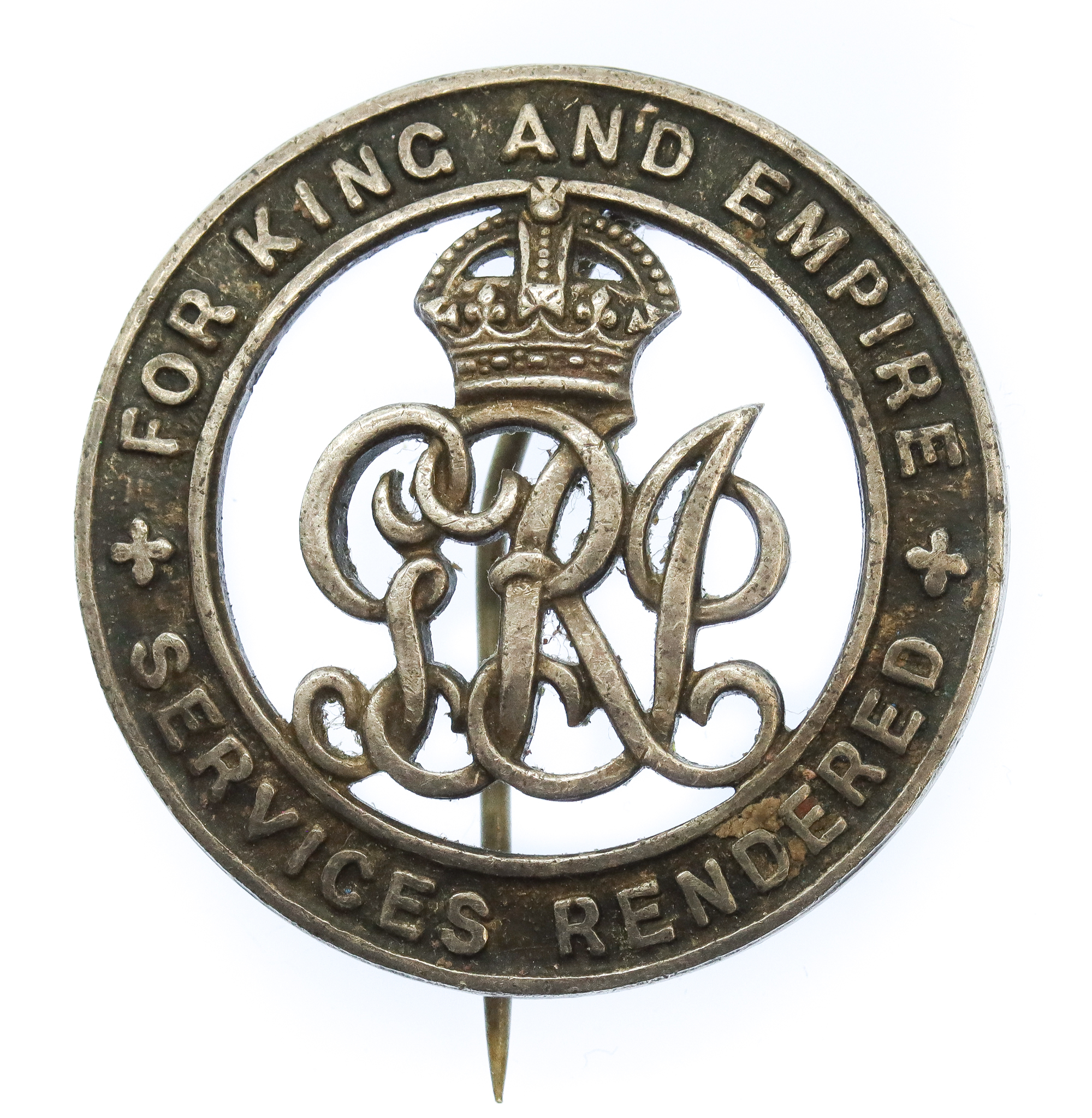 WW1 Silver War Badge - Spr. F.S. Dudley, 9th Signal Coy. Royal Engineers - Wounded
