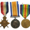 WW1 1914-15 Star Medal Trio - L.Cpl. C.C. Seaton, Military Foot Police