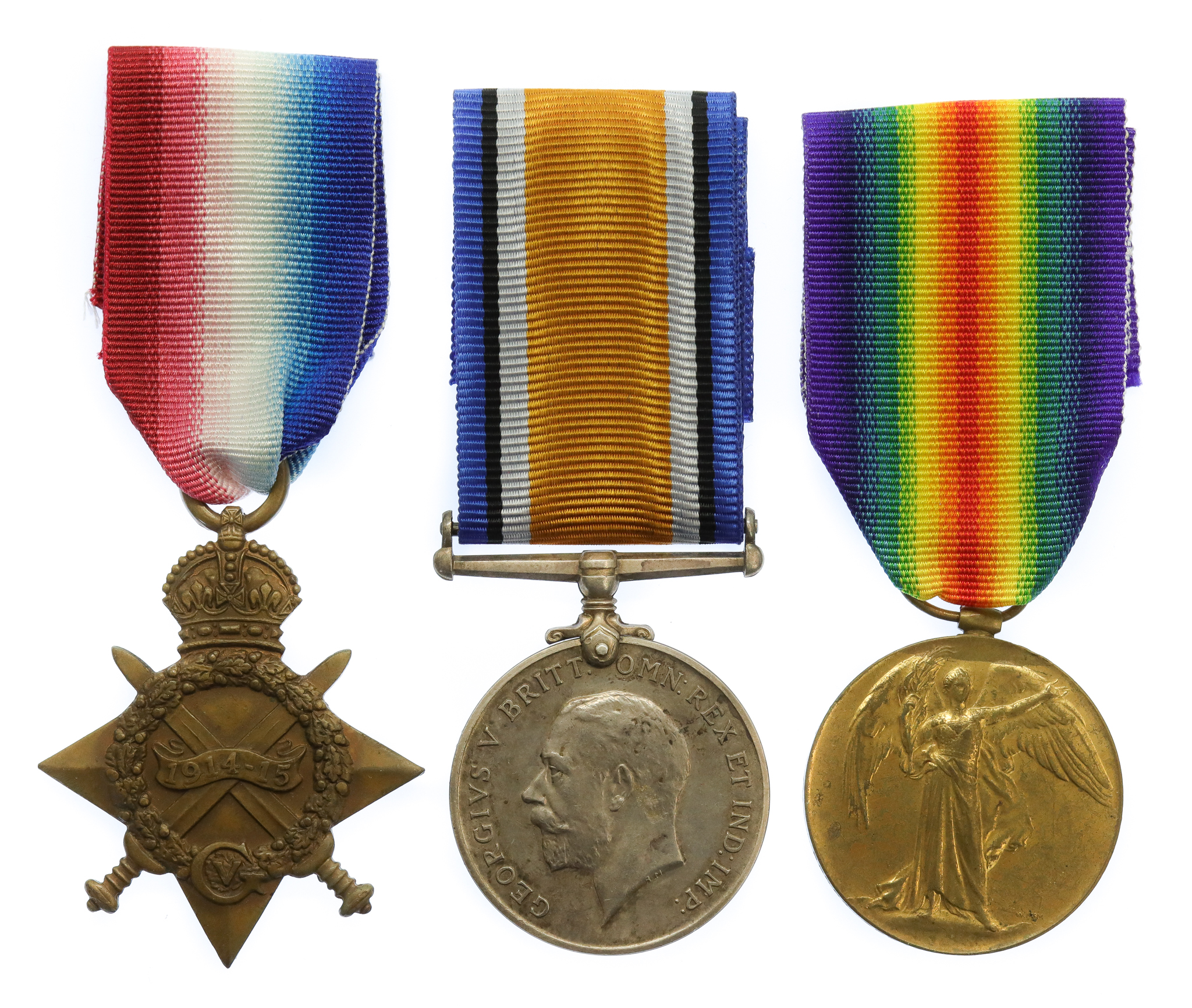 WW1 1914-15 Star Medal Trio - Spr. G.S. Thomas, Royal Engineers