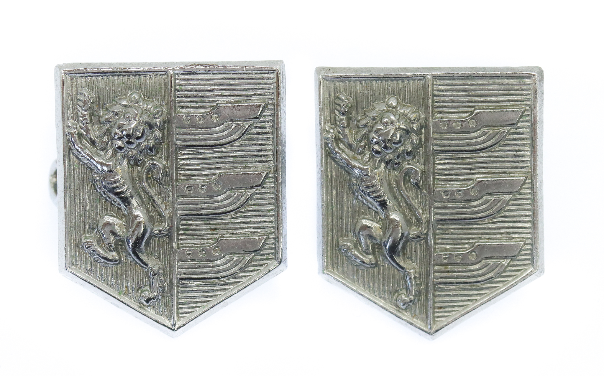 Pair of Ipswich Borough Police Collar Badges