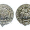 Pair of Tynemouth Borough Police Collar Badges