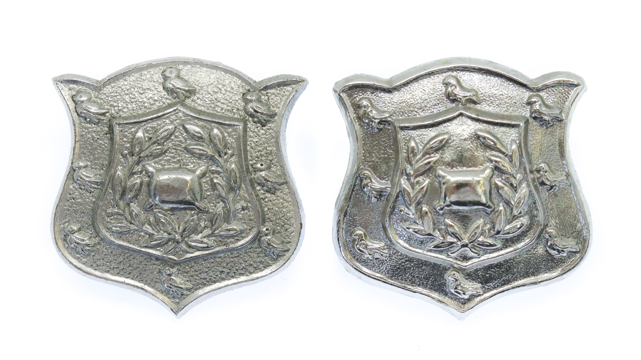 Pair of Rochdale County Borough Police Collar Badges