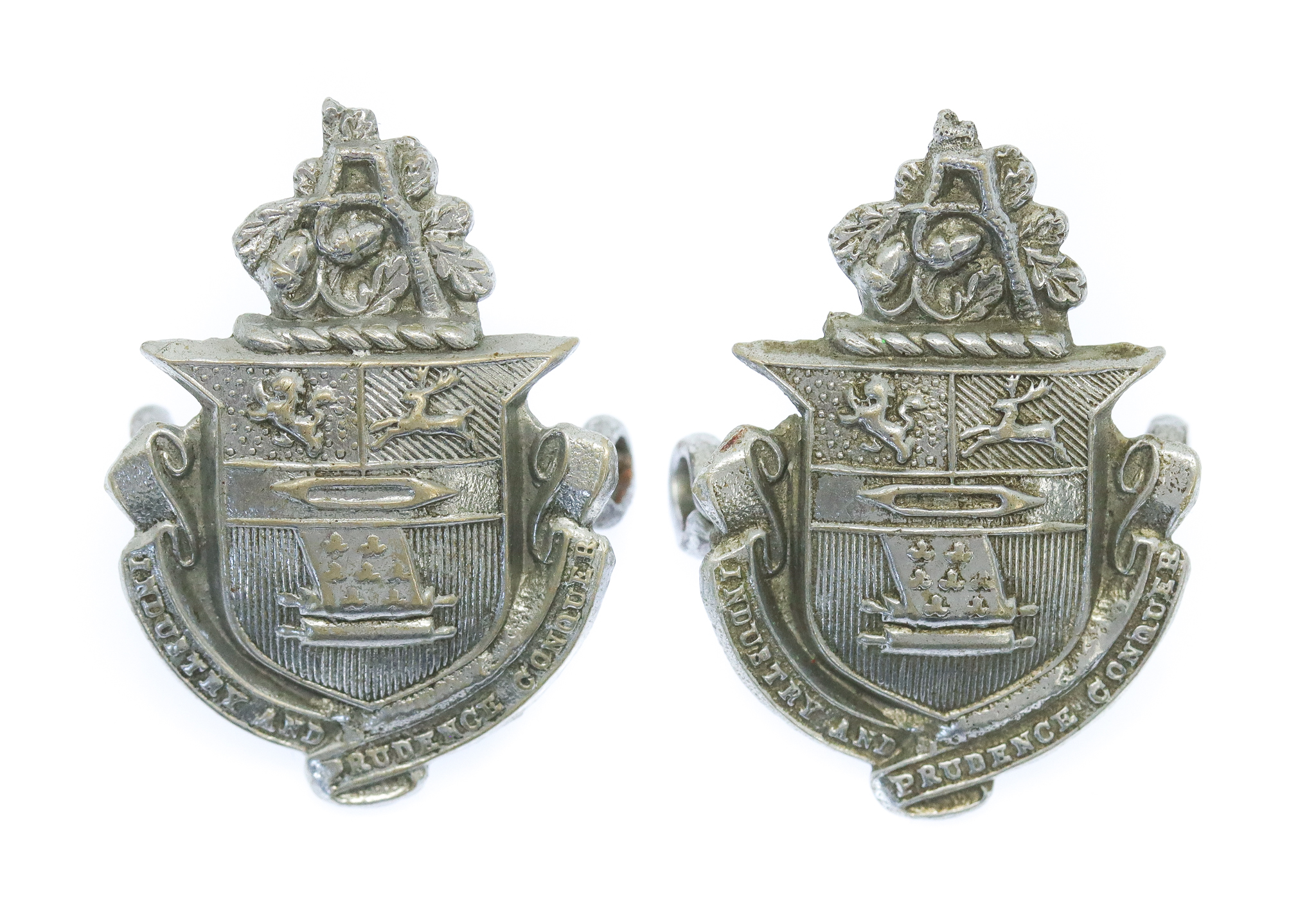 Pair of Accrington Borough Police Collar Badges