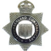 Northumberland Constabulary Senior Officer's Enamelled Cap Badge - King's Crown