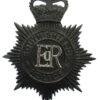 South Shields Police Night Helmet Plate - Queen's Crown