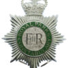 Royal Parks Constabulary Enamelled Helmet Plate - Queen's Crown