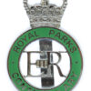 Royal Parks Constabulary Enamelled Cap Badge - Queen's Crown