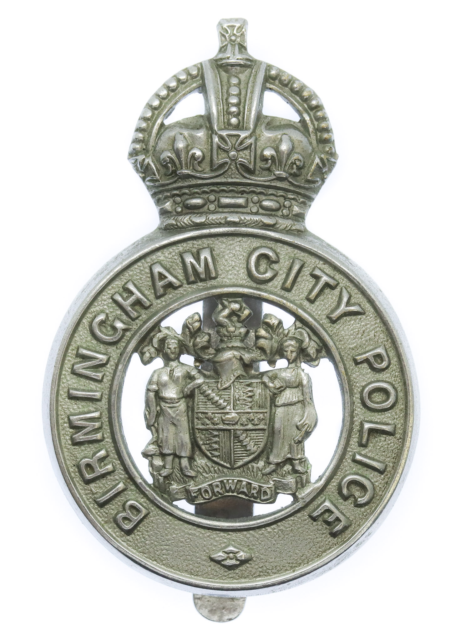 Birmingham City Police Cap Badge - King's Crown
