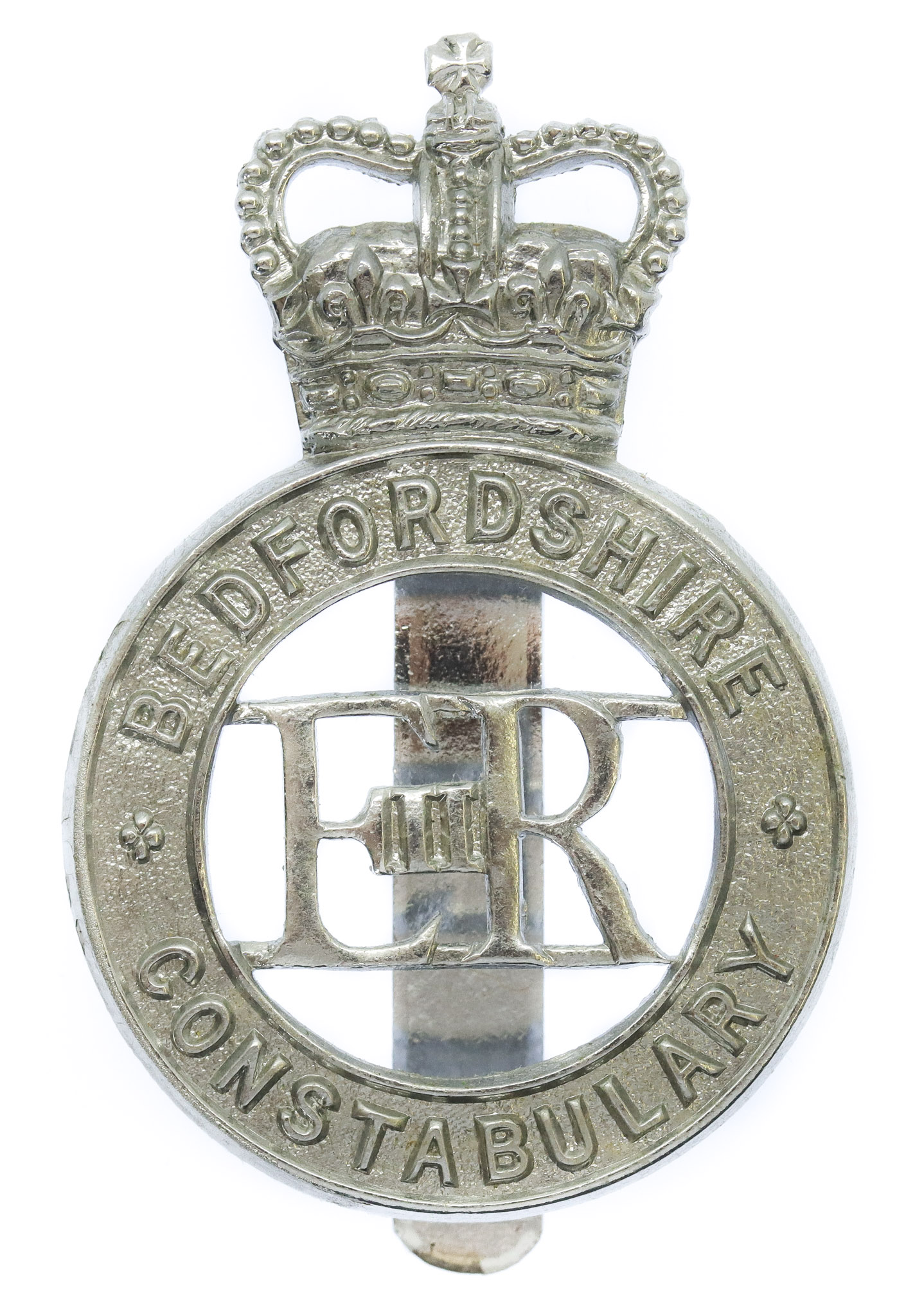 Bedfordshire Constabulary Cap Badge - Queen's Crown