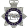 Bedfordshire Police Senior Officer's Enamelled Cap Badge - Queen's Crown
