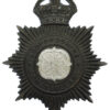 Bedfordshire Constabulary Night Helmet Plate - King's Crown
