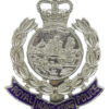 Royal Hong Kong Police Enamelled Cap Badge - Queen's Crown