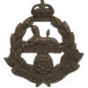 East Lancashire Regiment Officer's Service Dress Cap Badge - King's Crown