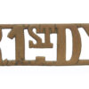 Royal 1st Devonshire Yeomanry (R.1st.D.Y.) Shoulder Title