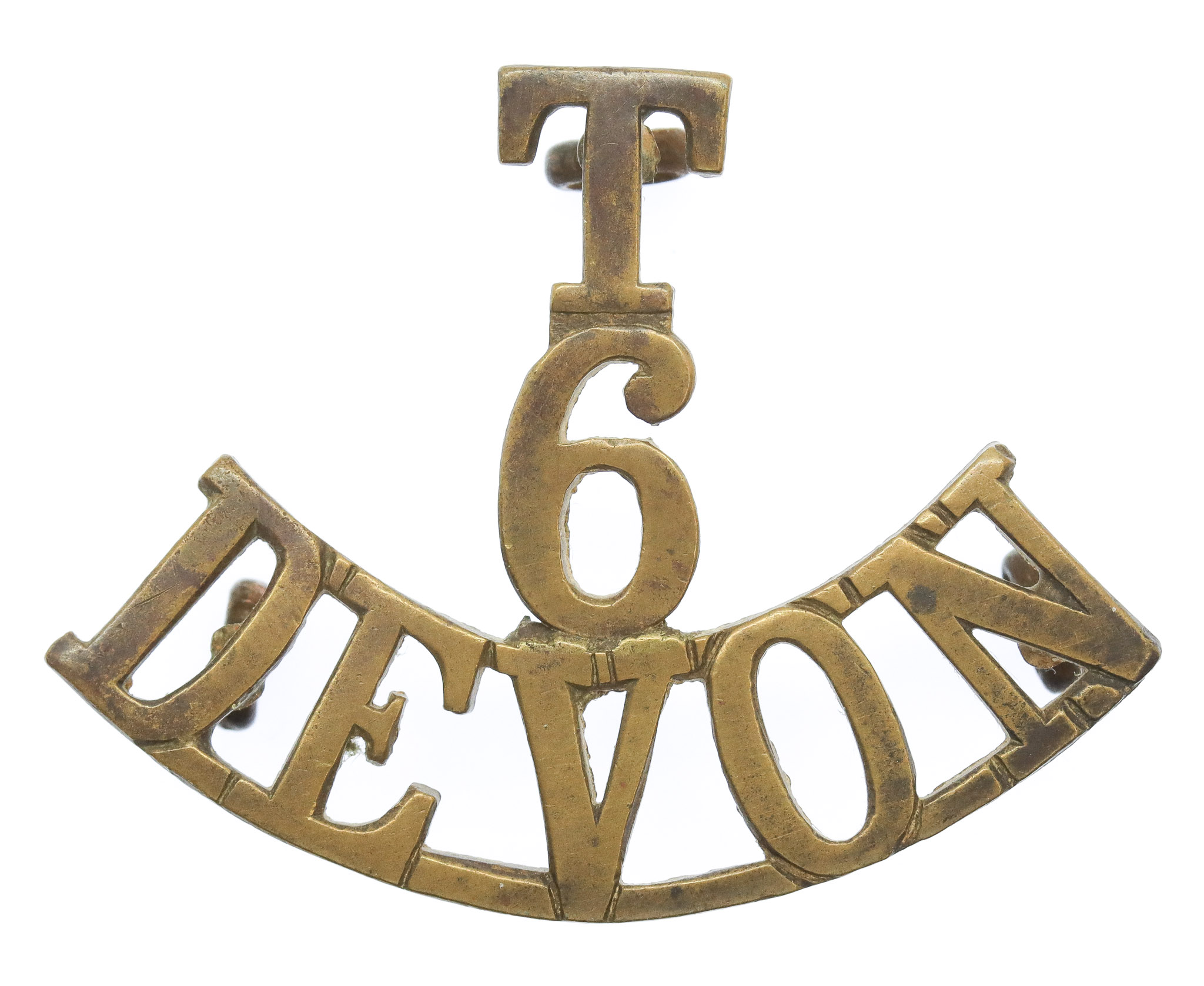 6th Territorial Bn. Devonshire Regiment (T/6/DEVON) Shoulder Title