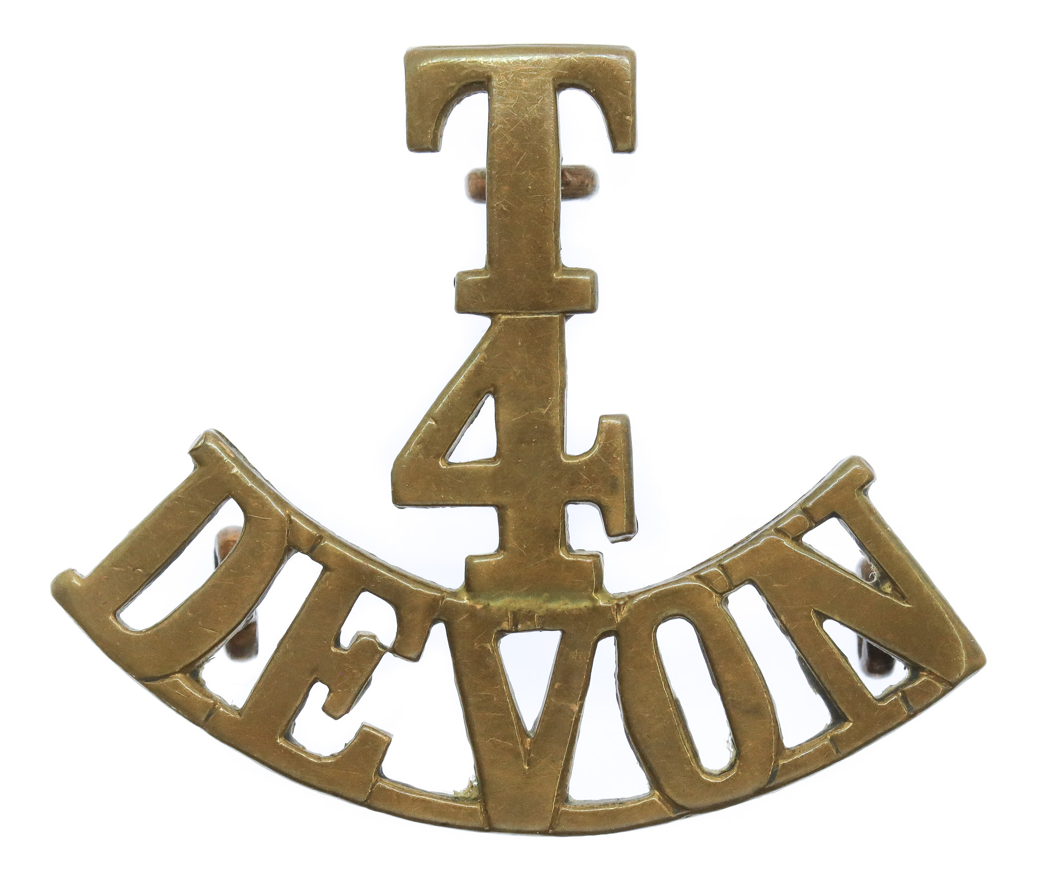 4th Territorial Bn. Devonshire Regiment (T/4/DEVON) Shoulder Title