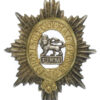 Worcestershire Regiment Officer's Sterling Silver Cap Badge