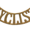 Army Cyclist Corps (CYCLIST) Shoulder Title