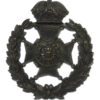 Victorian Rifle Brigade Militia Glengarry Badge 