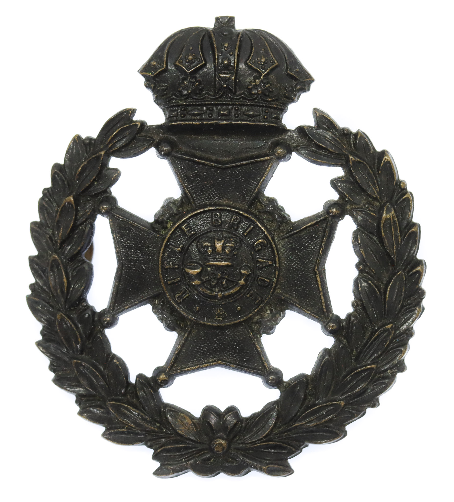 Victorian Rifle Brigade Militia Glengarry Badge 