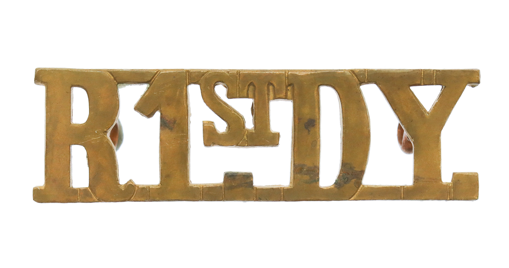 Royal 1st Devonshire Yeomanry (R.1st.D.Y.) Shoulder Title