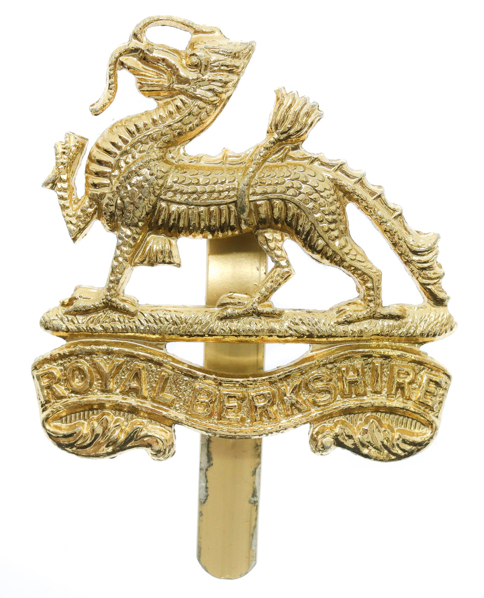 Royal Berkshire Regiment Anodised (Staybrite) Cap Badge