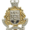 Gibraltar Regiment Anodised (Staybrite) Cap Badge