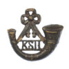 King's Shropshire Light Infantry (K.S.L.I.)  Officer's Service Dress Collar Badge