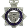 Norfolk Joint Police Senior Officer's Enamelled Cap Badge - Queen's Crown
