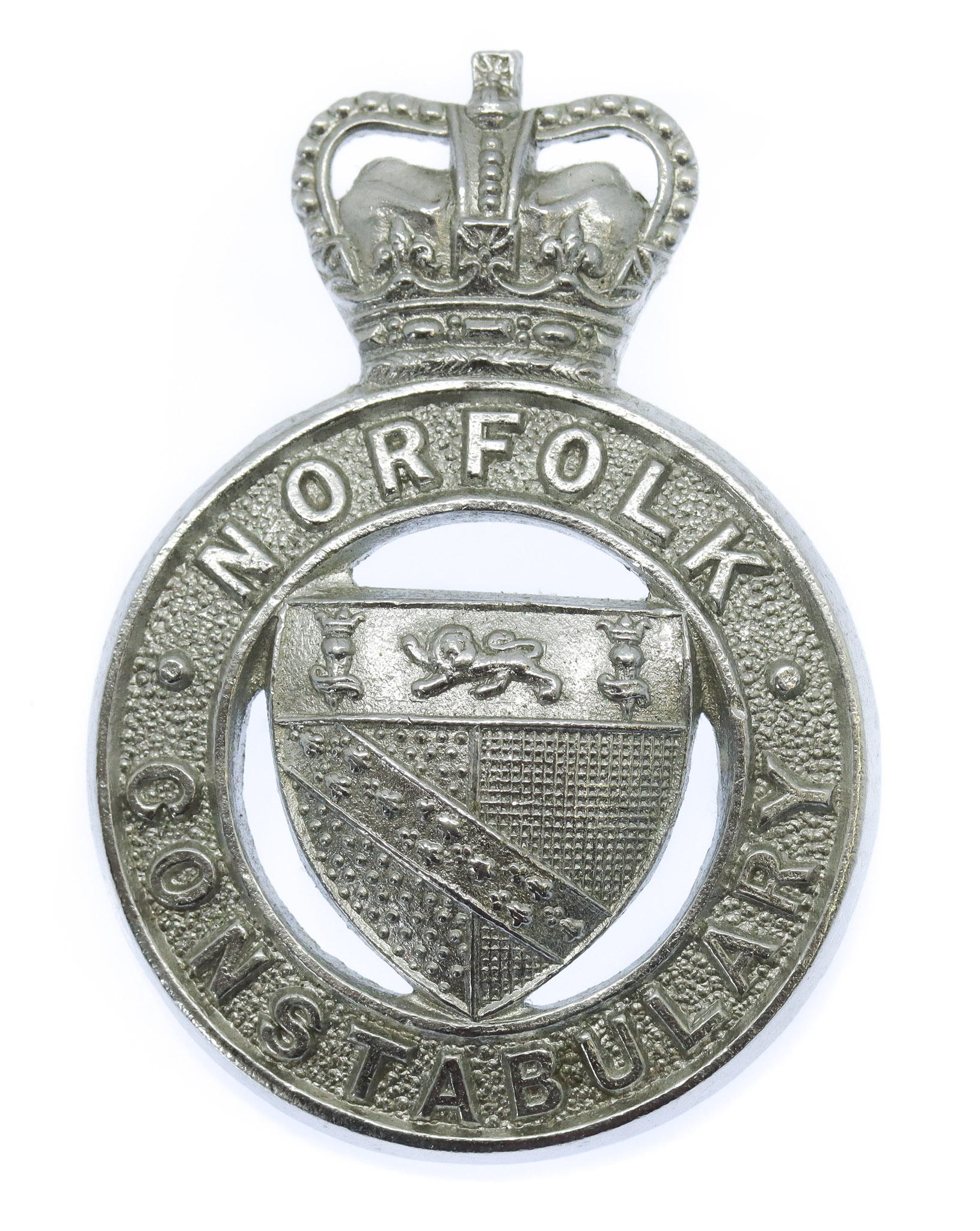 Norfolk Constabulary Cap Badge - Queen's Crown