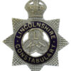 Lincolnshire Constabulary Senior Officer's Enamelled Cap Badge - King's Crown