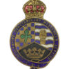 Lincolnshire Constabulary Messenger Service Enamelled Lapel Badge - King's Crown