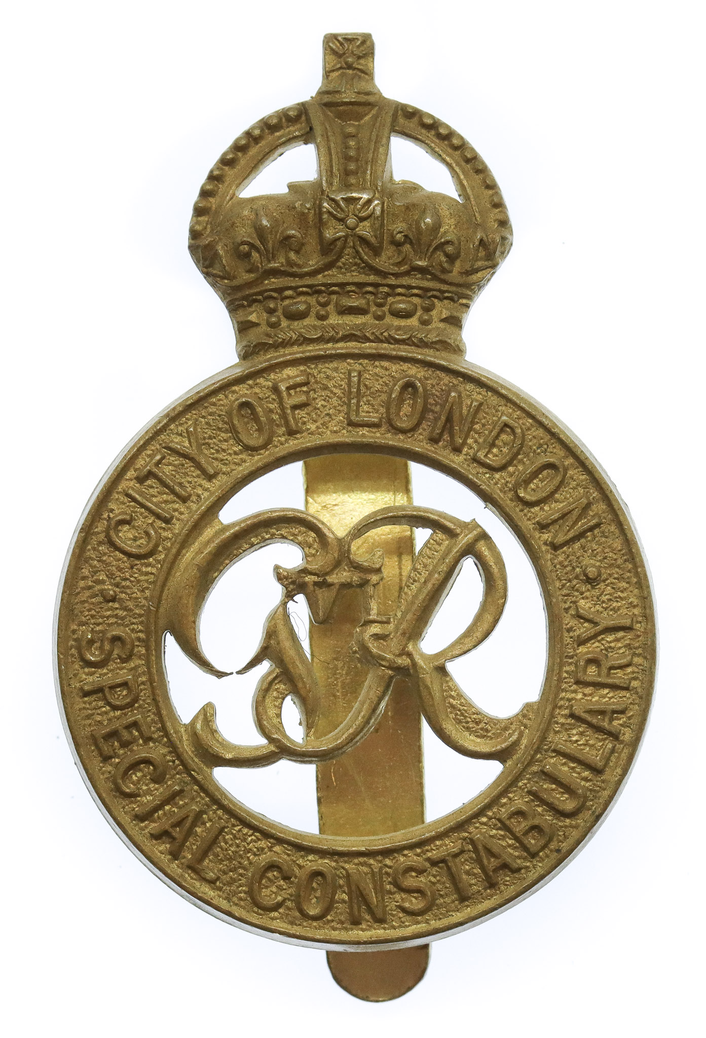 George VI City of London Police Special Constabulary Cap Badge